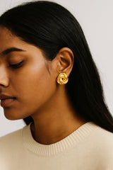 Women's Gold Casual Earrings