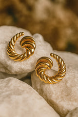 Women's Gold Casual Earrings