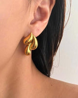 Women's Gold Casual Earrings