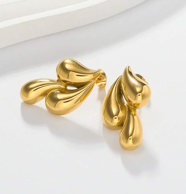 Women's Gold Casual Earrings