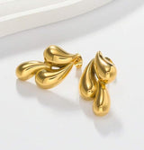 Women's Gold Casual Earrings