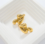 Women's Gold Casual Earrings