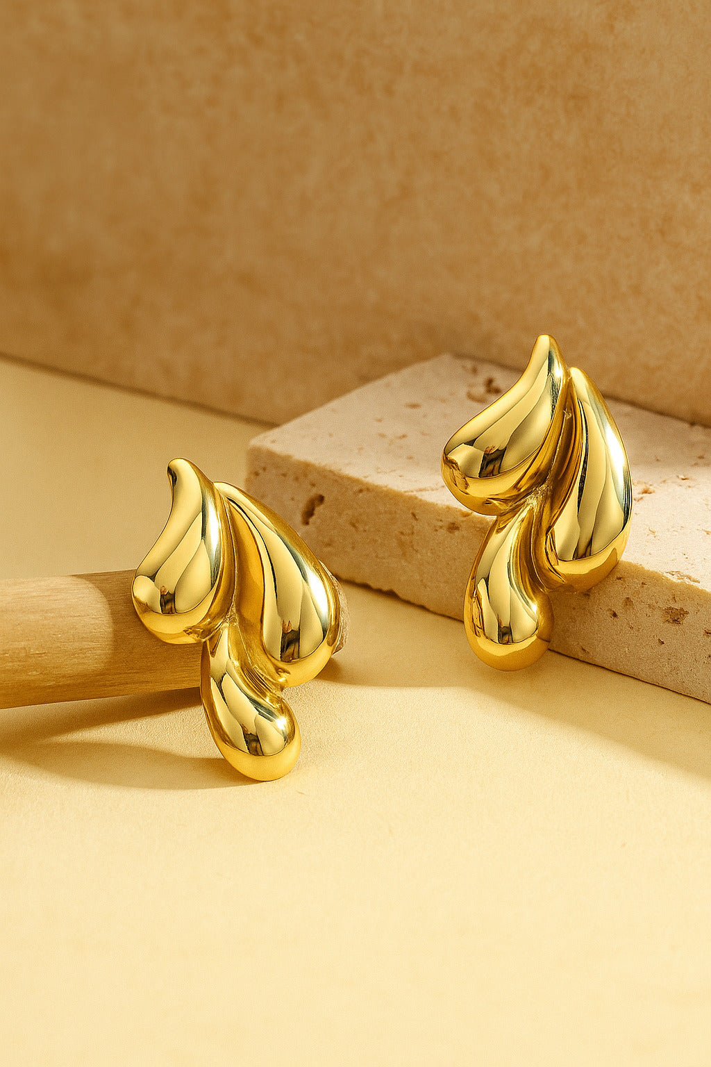 Women's Gold Casual Earrings