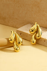 Women's Gold Casual Earrings