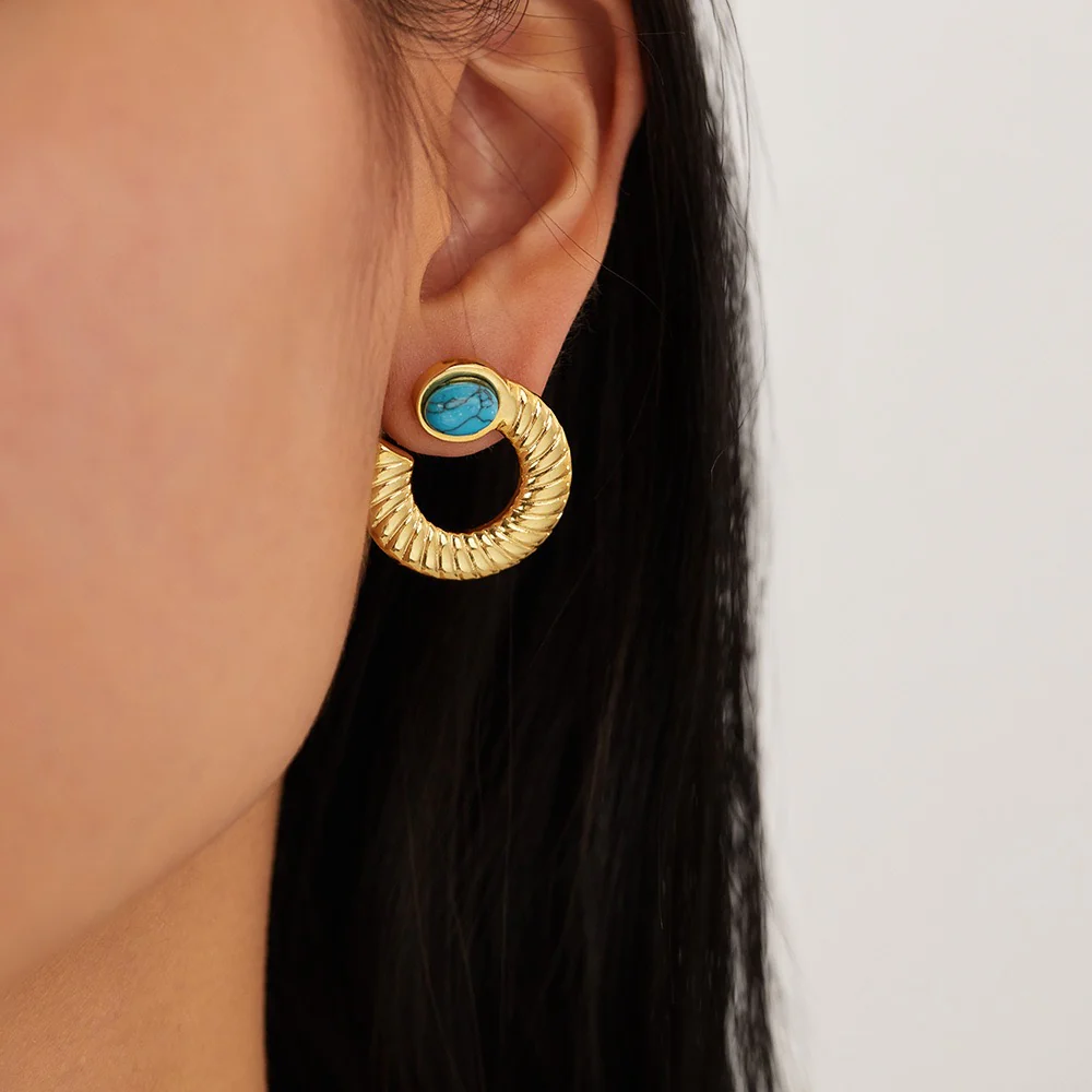 Women's Gold Casual Earrings