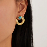 Women's Gold Casual Earrings