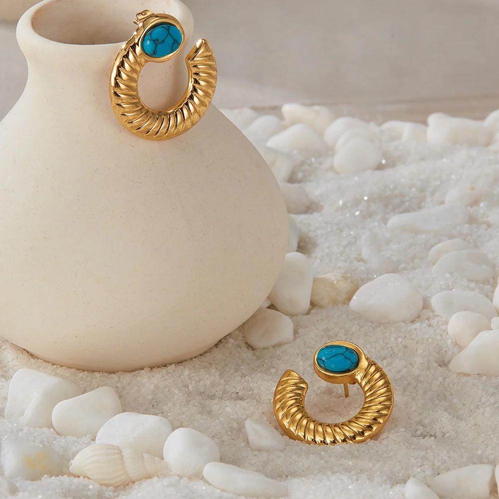 Women's Gold Casual Earrings