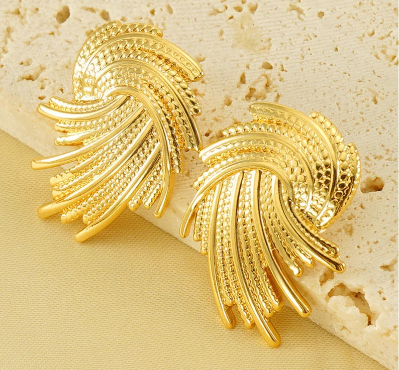 Women's Gold Casual Earrings