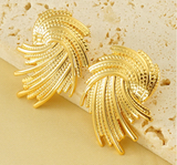 Women's Gold Casual Earrings