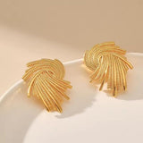 Women's Gold Casual Earrings