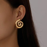 Women's Gold Casual Earrings
