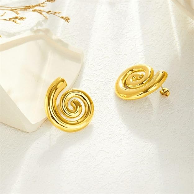 Women's Gold Casual Earrings