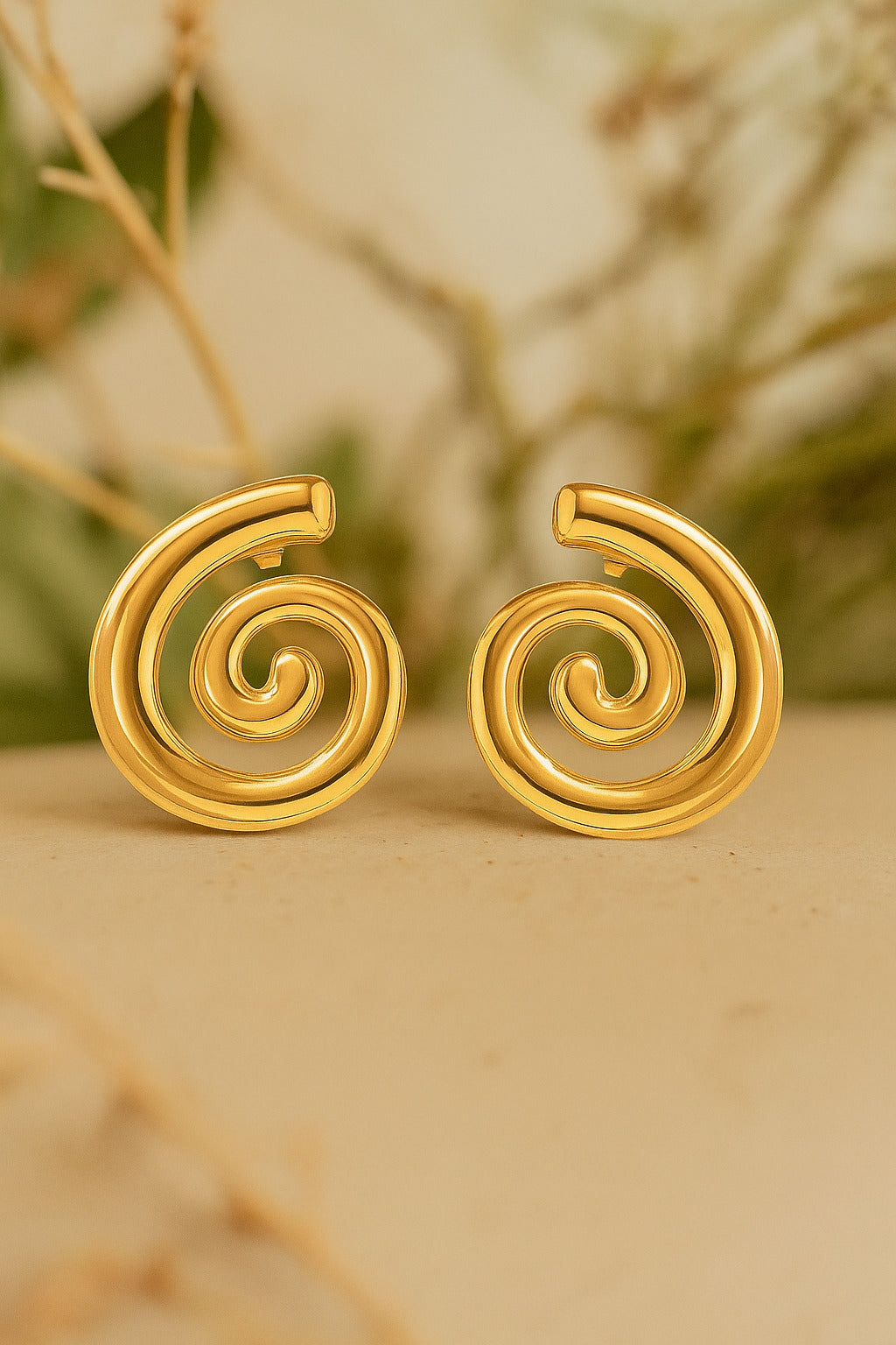 Women's Gold Casual Earrings