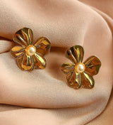 Women's Gold Casual Earrings
