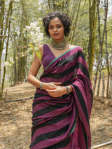 Women's Multicolor Slub Saree