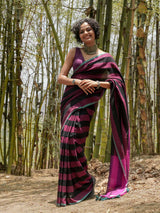 Women's Multicolor Slub Saree