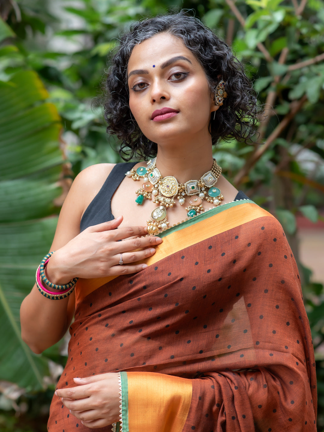 Women's Multicolor Casual Cotton Saree