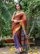 Women's Multicolor Casual Cotton Saree