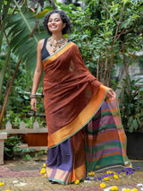 Women's Multicolor Casual Cotton Saree