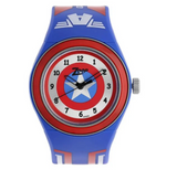 Boys Marvel Avengers Analog Watch with Red Dial & Multicoloured Strap - NUC4048PP18