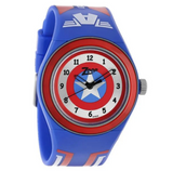 Boys Marvel Avengers Analog Watch with Red Dial & Multicoloured Strap - NUC4048PP18
