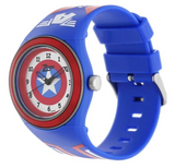 Boys Marvel Avengers Analog Watch with Red Dial & Multicoloured Strap - NUC4048PP18