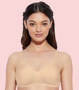 Women's Beige Every Day Solid Bra