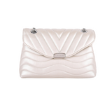 Women's Off White Casual Solid Shoulder Bag