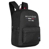 Unisex Black Casual Solid Backpack