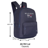 Unisex Navy Casual Solid Backpack