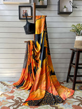 Women's Multicolor Modal Saree
