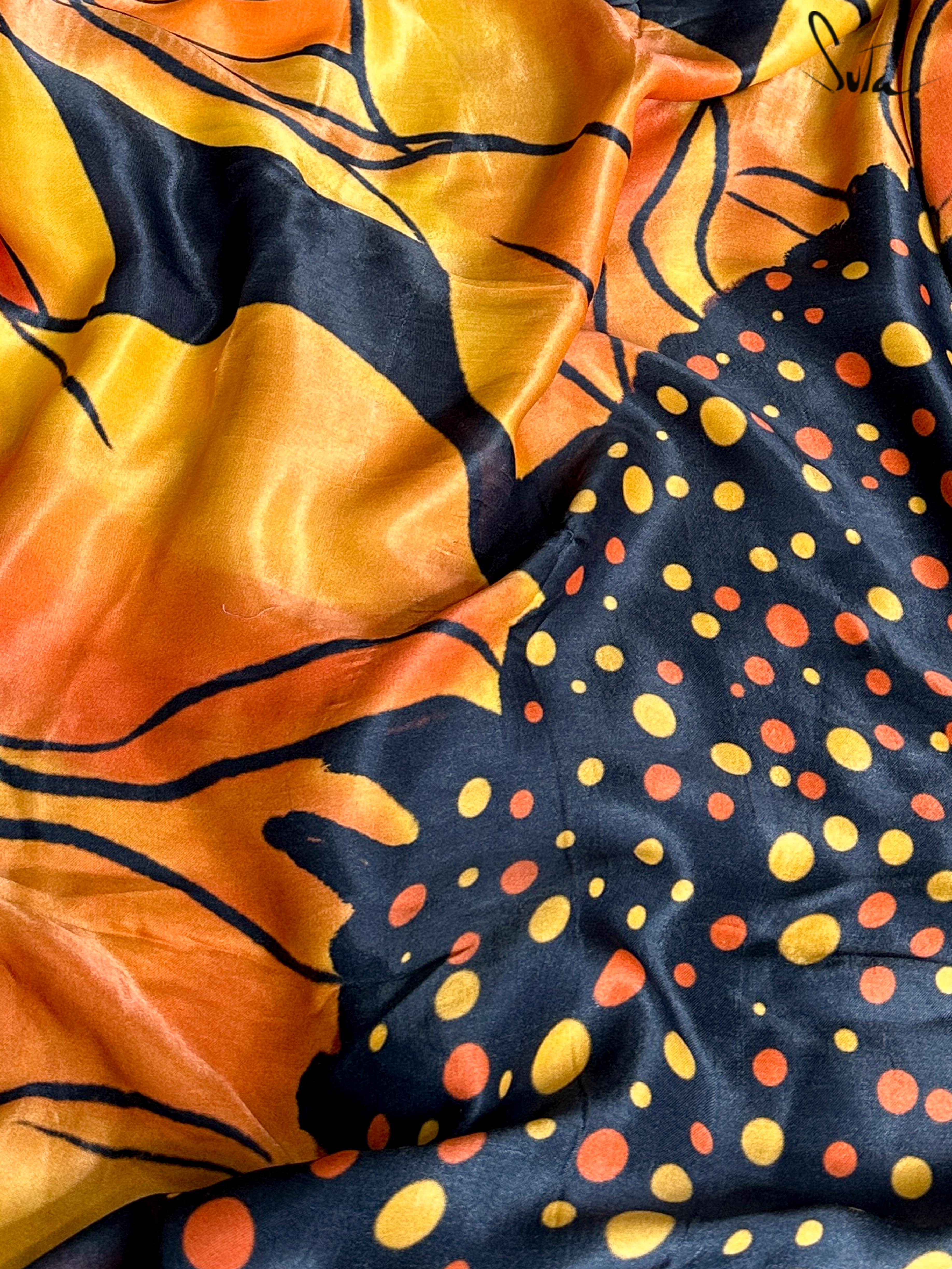 Women's Multicolor Modal Saree