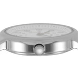 Unisex White Solid Round 38 mm Analogue Watch - T2N747