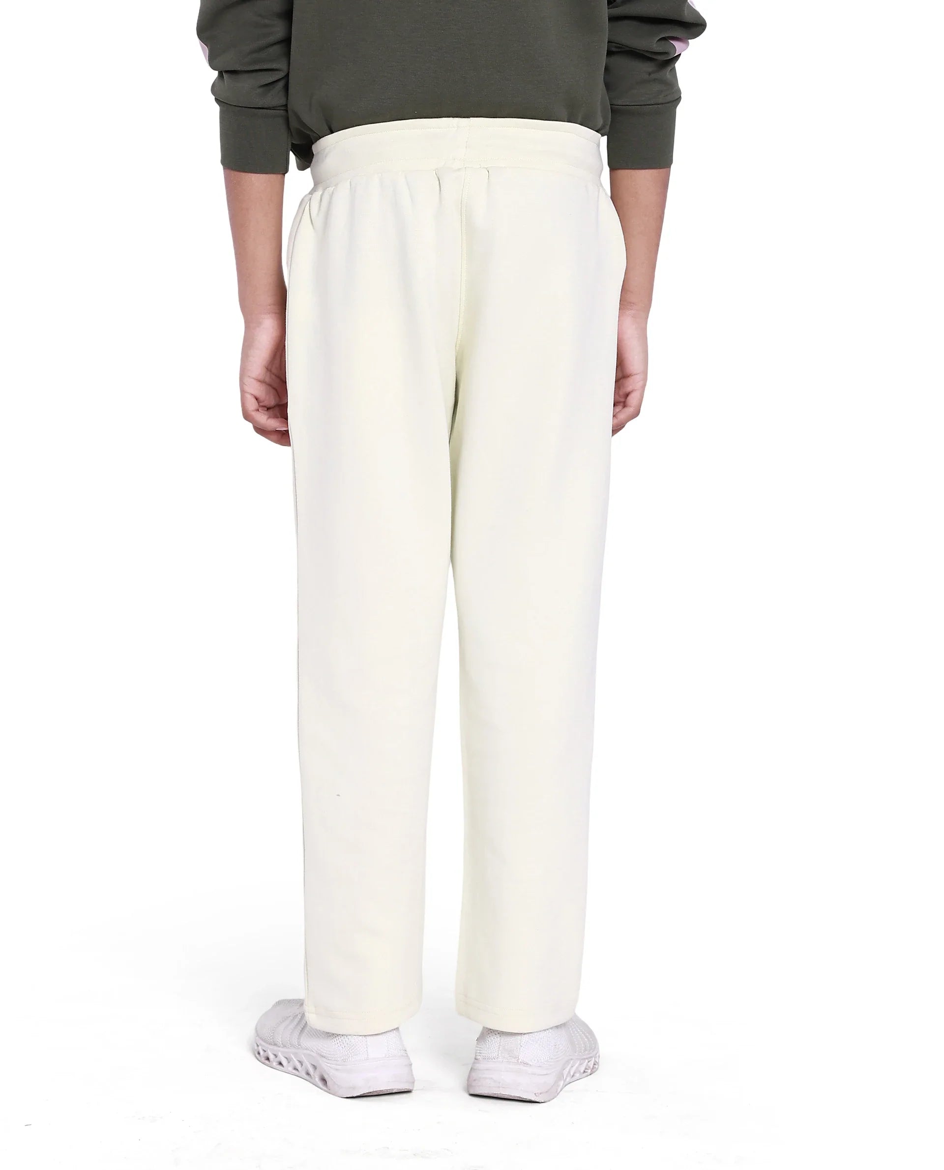 Boys Yellow Casual Regular Fit Solid Track Pant
