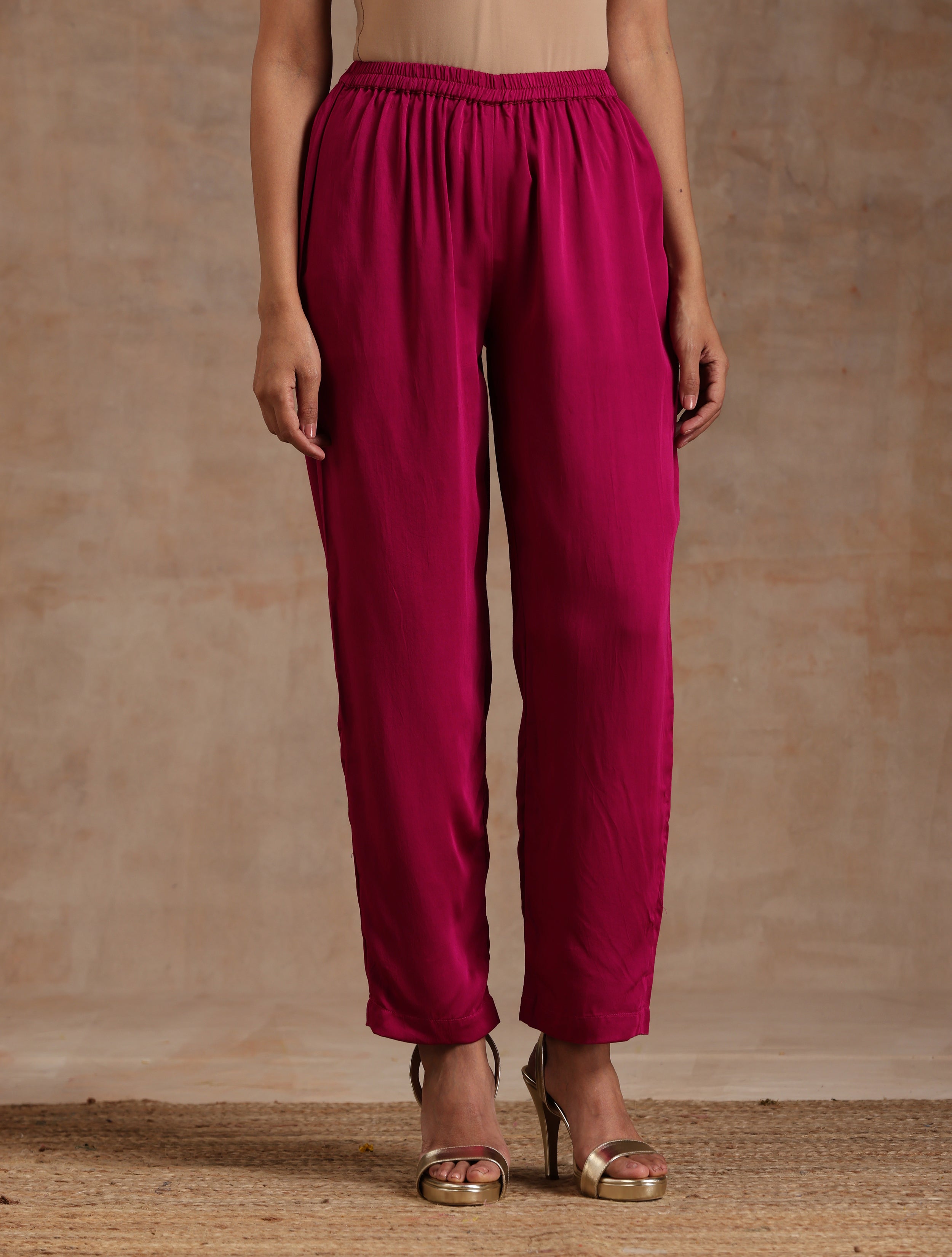 Women's Pink Modal Relax Co-ord Set