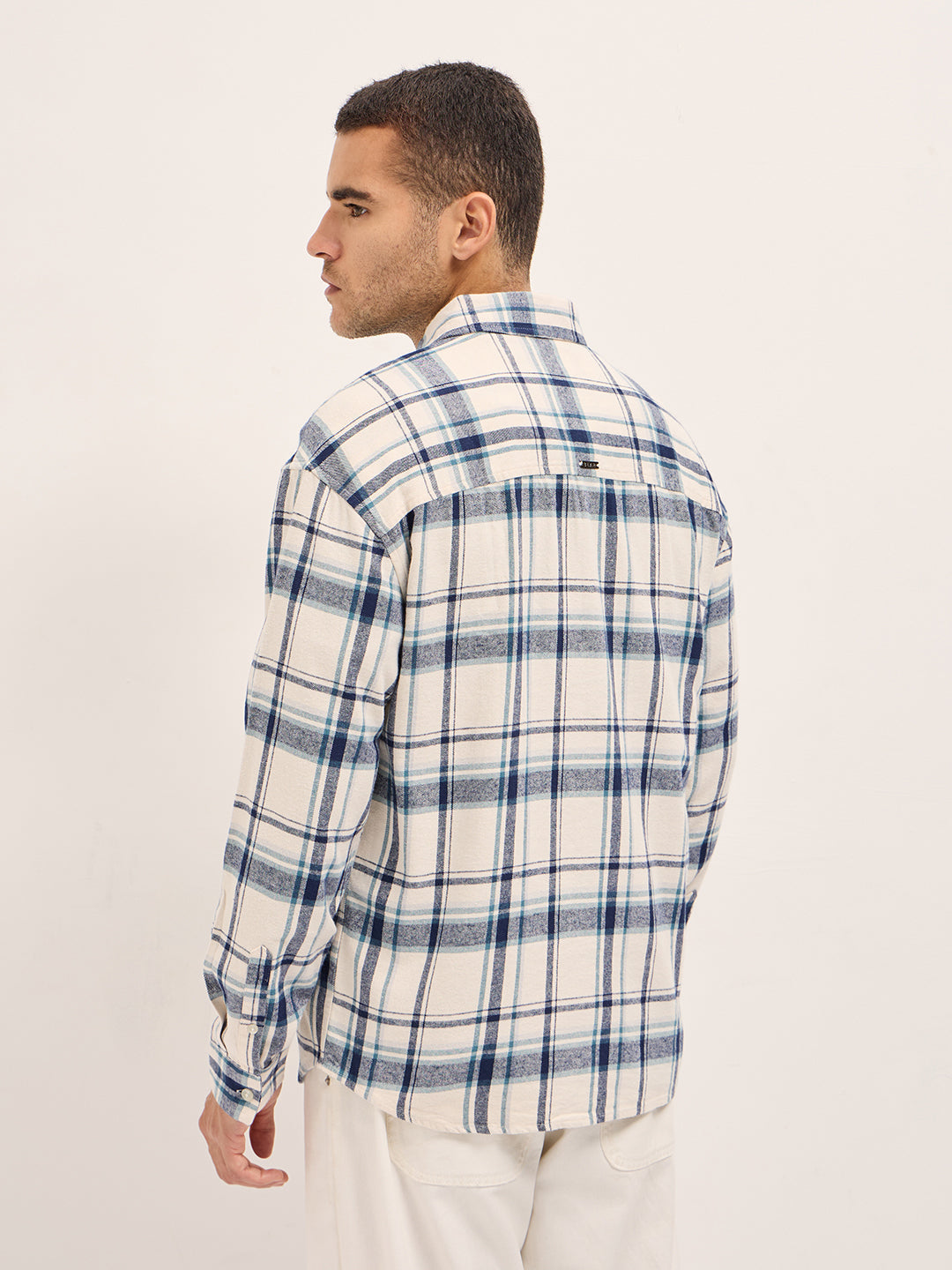 Men's Multicolor Casual Regular Fit Checked Full Sleeves Shirt