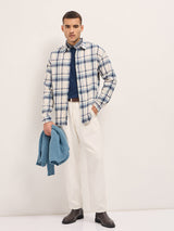 Men's Multicolor Casual Regular Fit Checked Full Sleeves Shirt