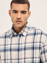 Men's Multicolor Casual Regular Fit Checked Full Sleeves Shirt
