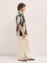 Men's Multicolor Casual Regular Fit Printed Half Sleeves Shirt