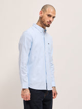 Men's Casual Slim Fit Striped Full Sleeves Shirt