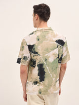 Men's Multicolor Casual Regular Fit Printed Half Sleeves Shirt