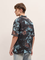 Men's Multicolor Casual Regular Fit Printed Half Sleeves Shirt