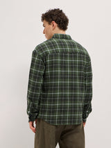 Men's Casual Regular Fit Checked Full Sleeves Shirt