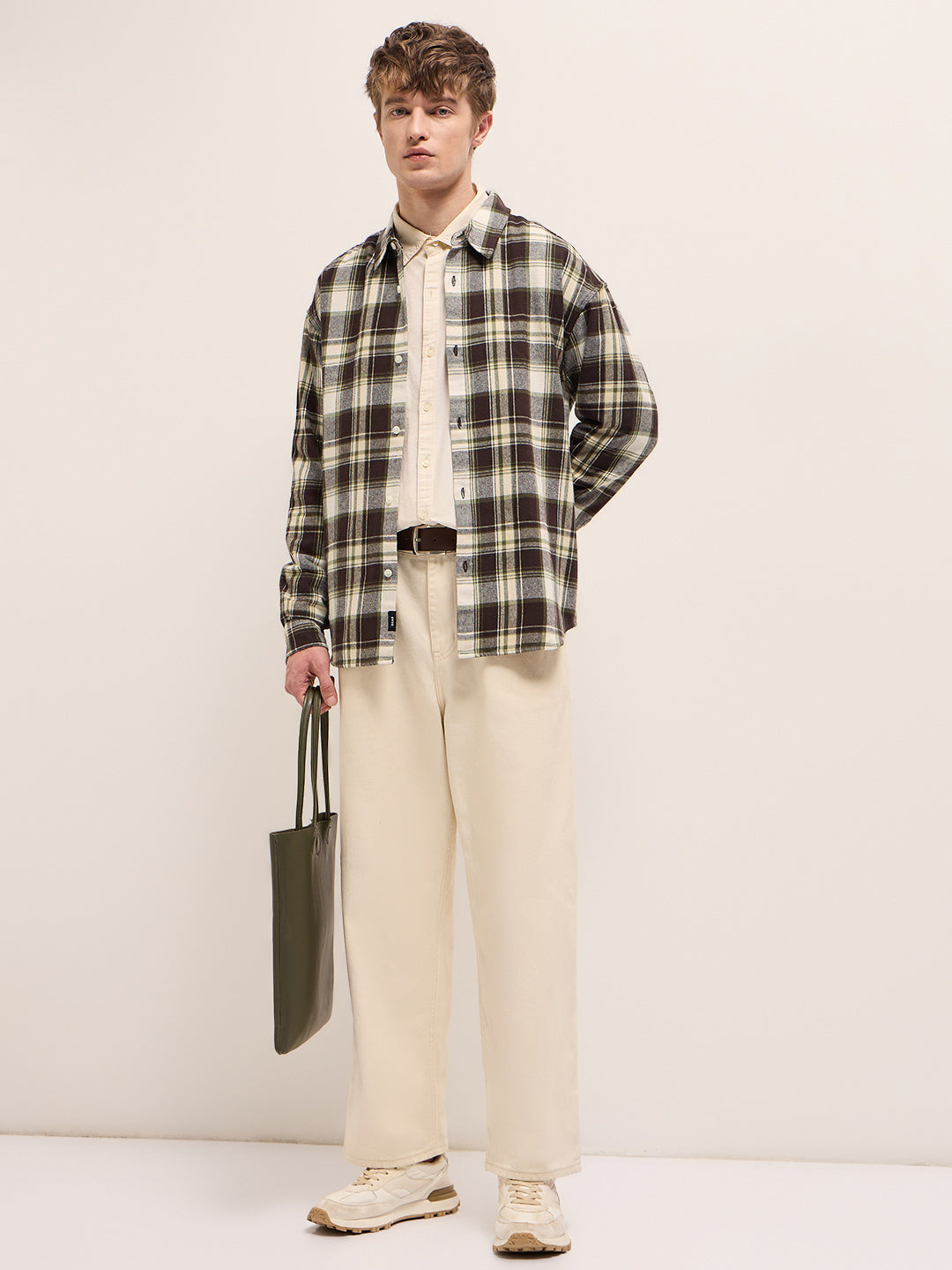 Men's Multicolor Casual Regular Fit Checked Full Sleeves Shirt