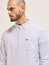 Men's Casual Slim Fit Striped Full Sleeves Shirt