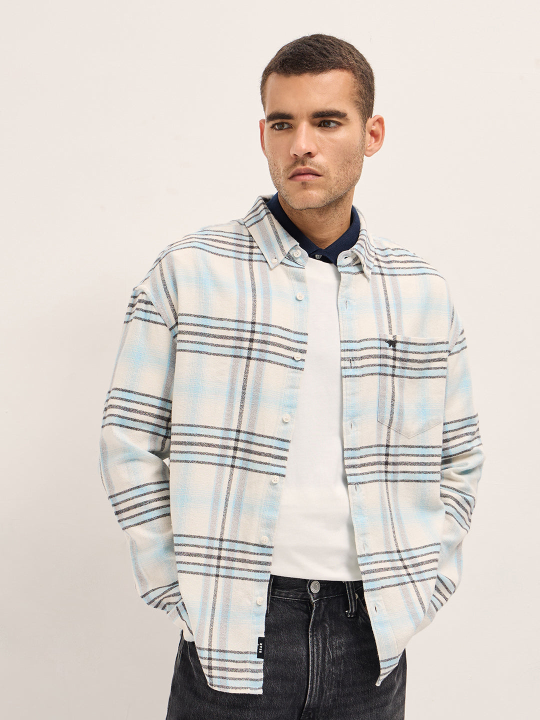 Men's Multicolor Casual Regular Fit Checked Full Sleeves Shirt