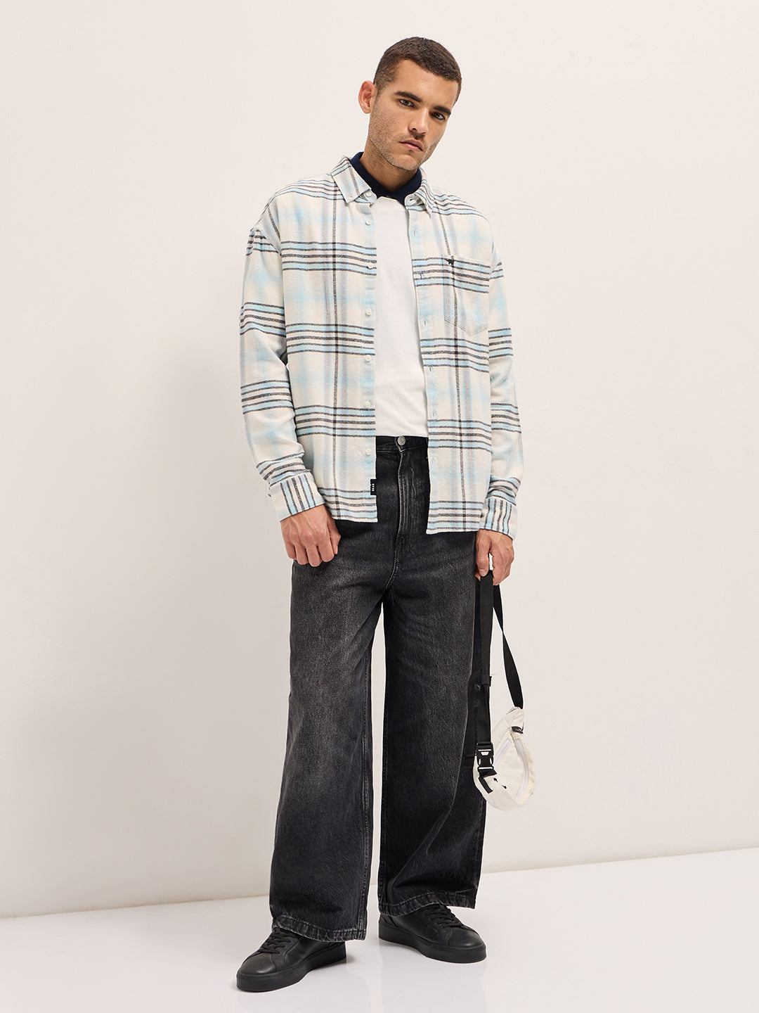Men's Multicolor Casual Regular Fit Checked Full Sleeves Shirt