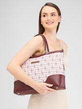 Women's Puree Faux Leather Tote Bag 16L