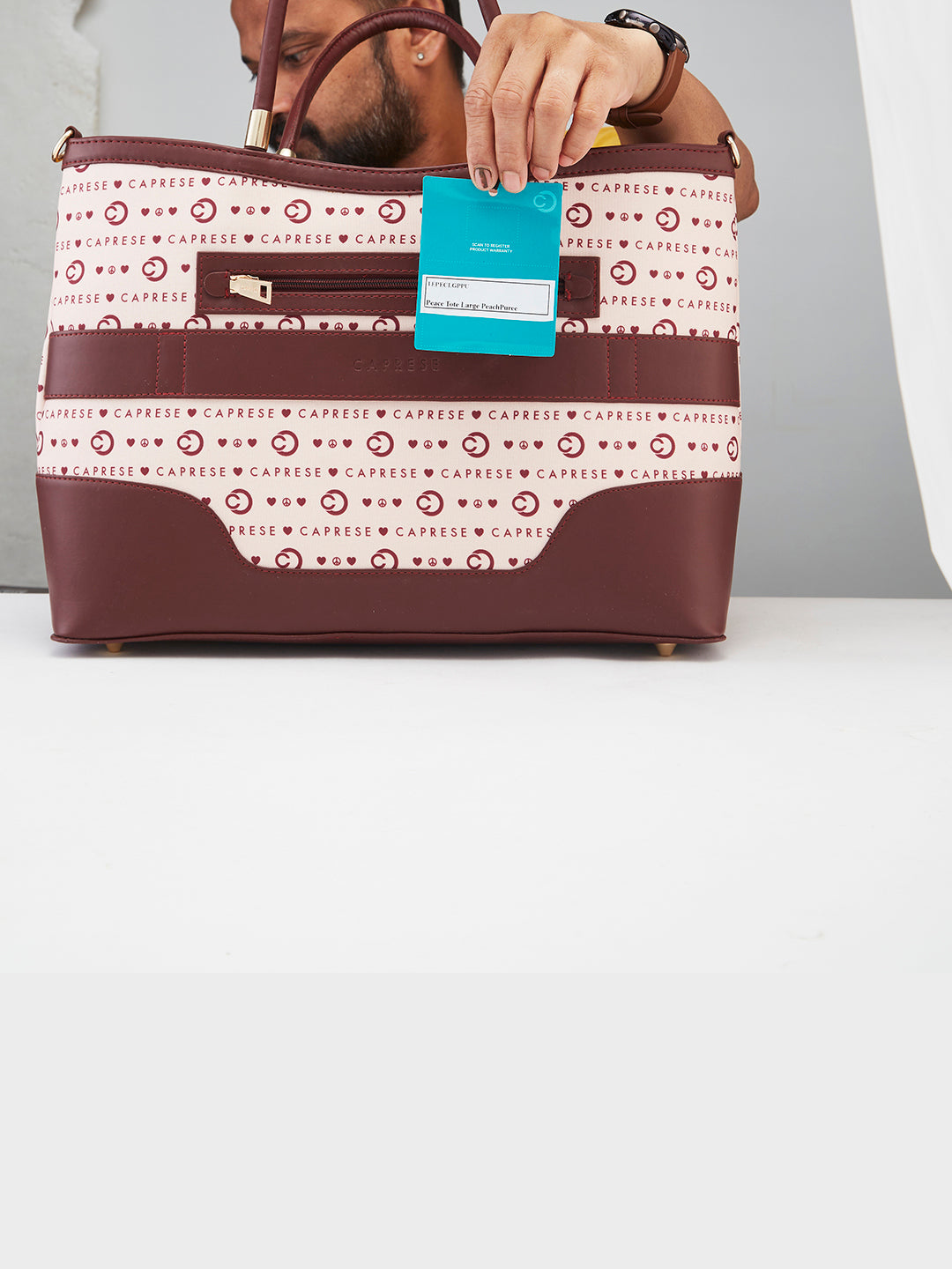 Women's Puree Faux Leather Tote Bag 16L