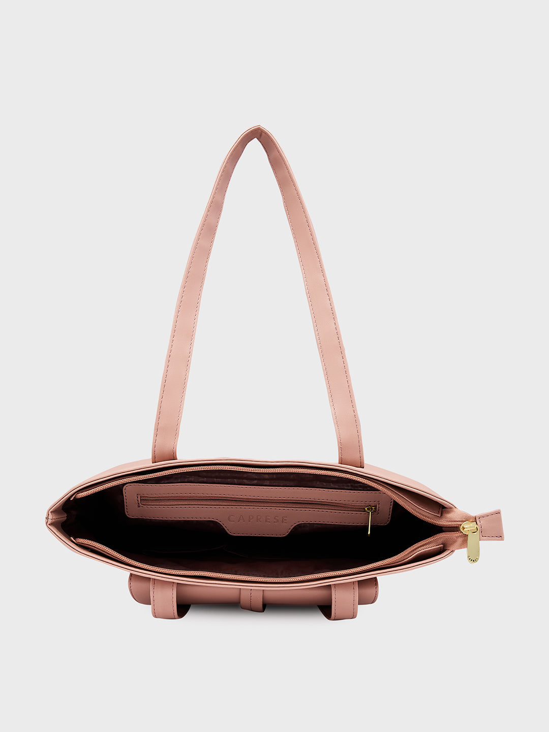 Women's Blush Faux Leather Tote Bag 9L